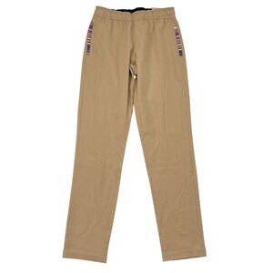 Wowie Sapien Pants Mens Size Small Tan Stretch Tapered Casual Slim NEW